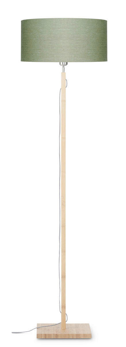 STEHLEUCHTE 47/167 cm    - Naturfarben/Grün, Trend (47/167cm) - Good & Mojo