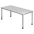SCHREIBTISCH - Silberfarben/Weiß, KONVENTIONELL, Holzwerkstoff/Metall (180/68-76/80cm) SCHREIBTISCH - Silberfarben/Weiß, KONVENTIONELL, Holzwerkstoff/Metall (180/68-76/80cm)