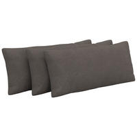 NIERENKISSEN  - Graphitfarben, KONVENTIONELL, Textil (65/25cm) - Sit & More