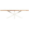TISCHGESTELL in Metall 160/75/72 cm - Creme, Design, Metall (160/75/72cm) - Landscape