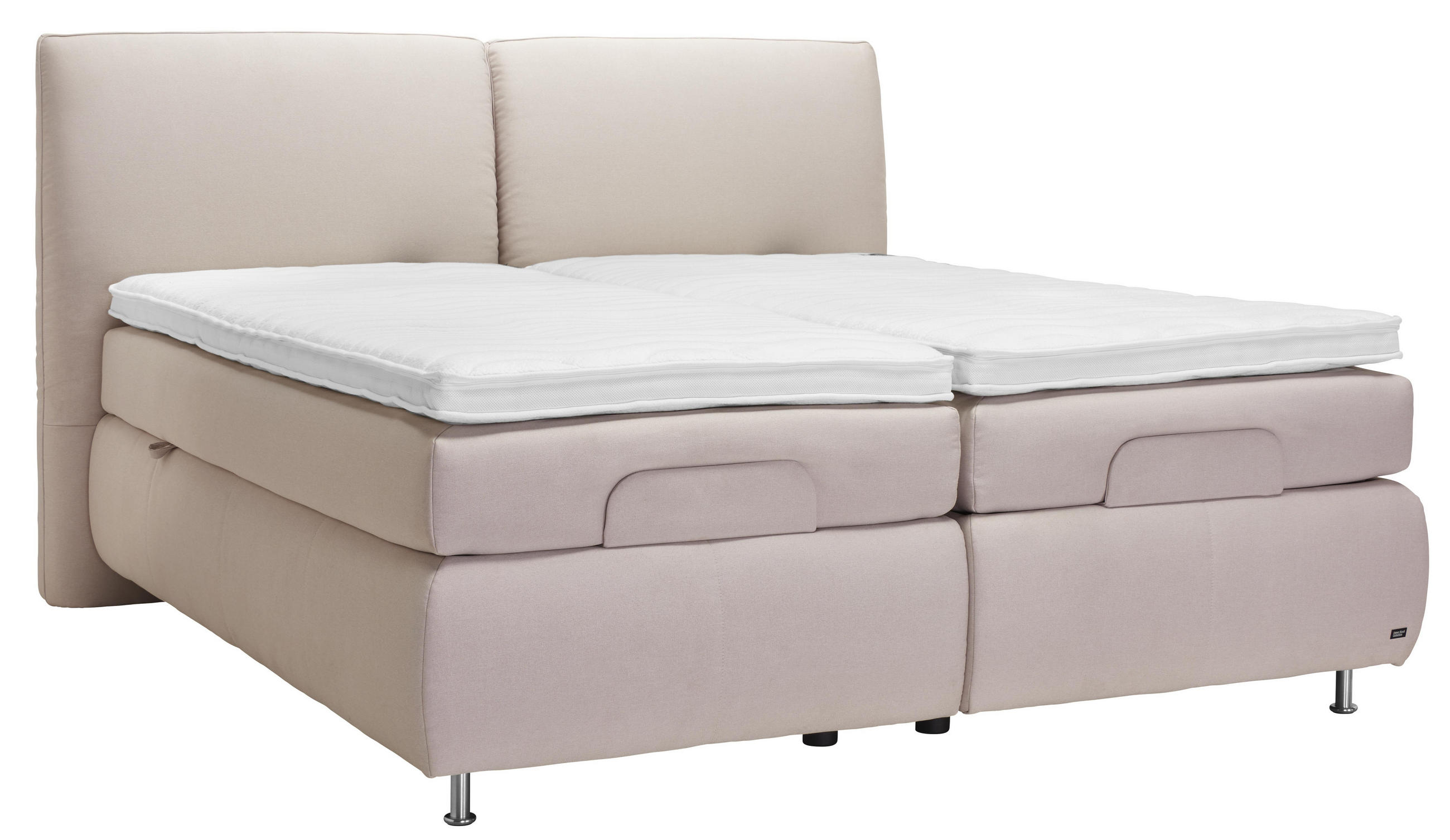 Boxspringbett 180/220 cm in Beige