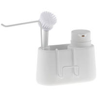 MOSOGATÓESZKÖZ-TÁROLÓ - fehér, Basics, műanyag/fém (28/12,5/20cm) - Homeware