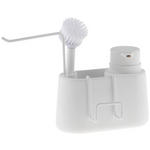 SPÜLORGANIZER - Weiß, Basics, Kunststoff/Metall (28/12,5/20cm) - Homeware