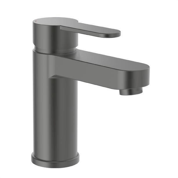 WASCHTISCHARMATUR 34212  - Graphitfarben, Basics, Metall (5,5/15,9/15,7cm) - Schütte