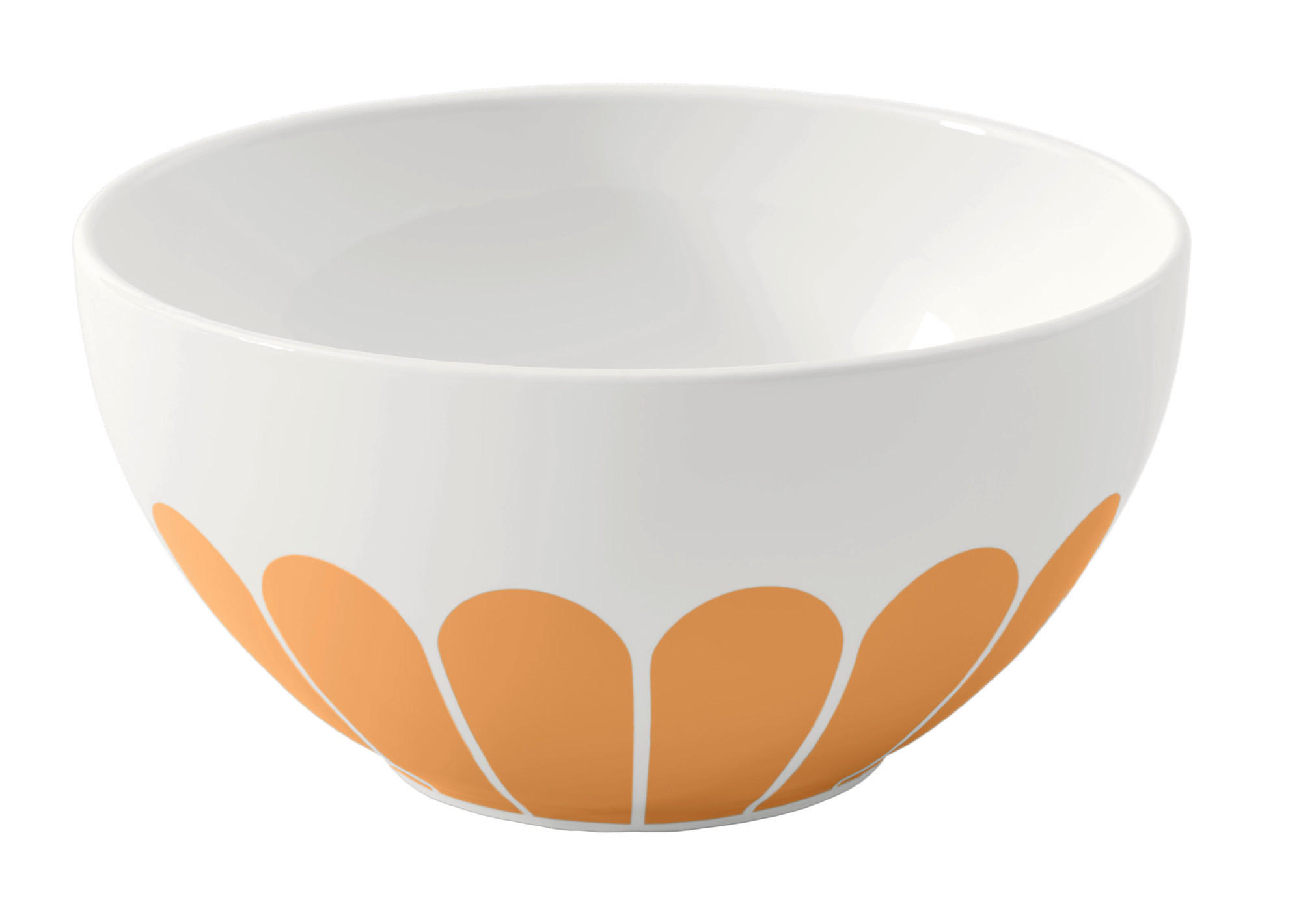MÜSLISCHALE Fleur Soleil  - Dunkelgelb/Weiß, MODERN, Keramik (14/7cm) - Villeroy & Boch