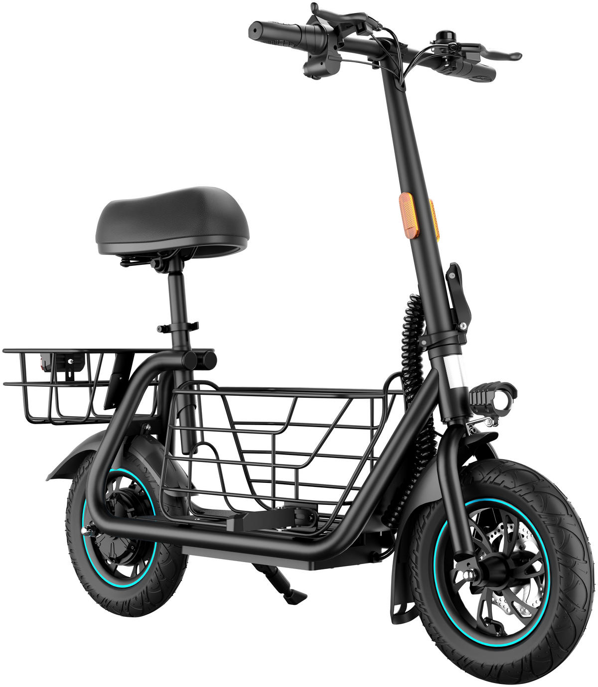 ELEKTROSCOOTER GYROOR EKS 88 CE  - Schwarz, KONVENTIONELL, Metall (123/53,5/99cm)