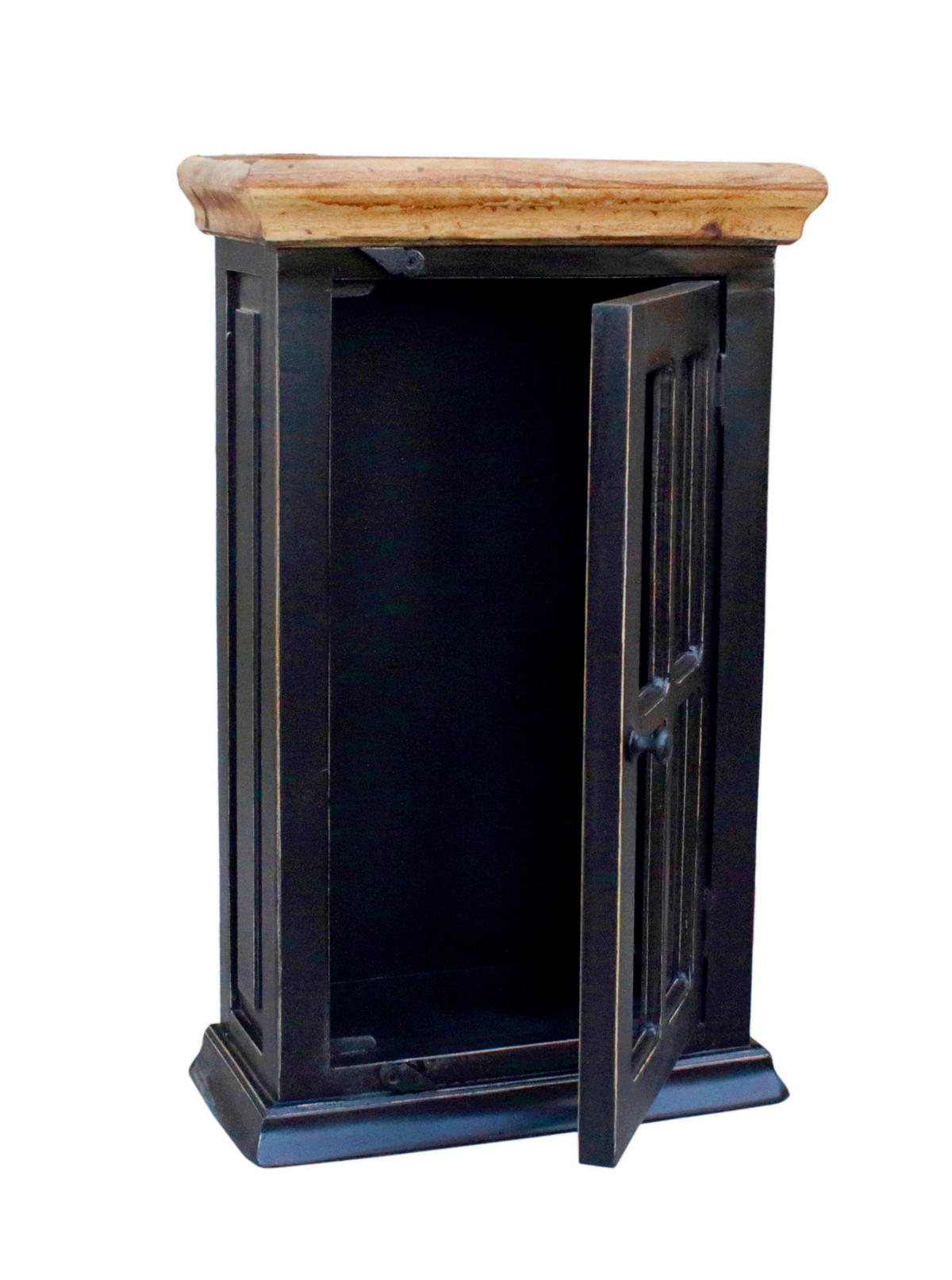 BADEZIMMER 5-teilig  in  - Schwarz/Honig, Basics, Holz/Holzwerkstoff - Livetastic