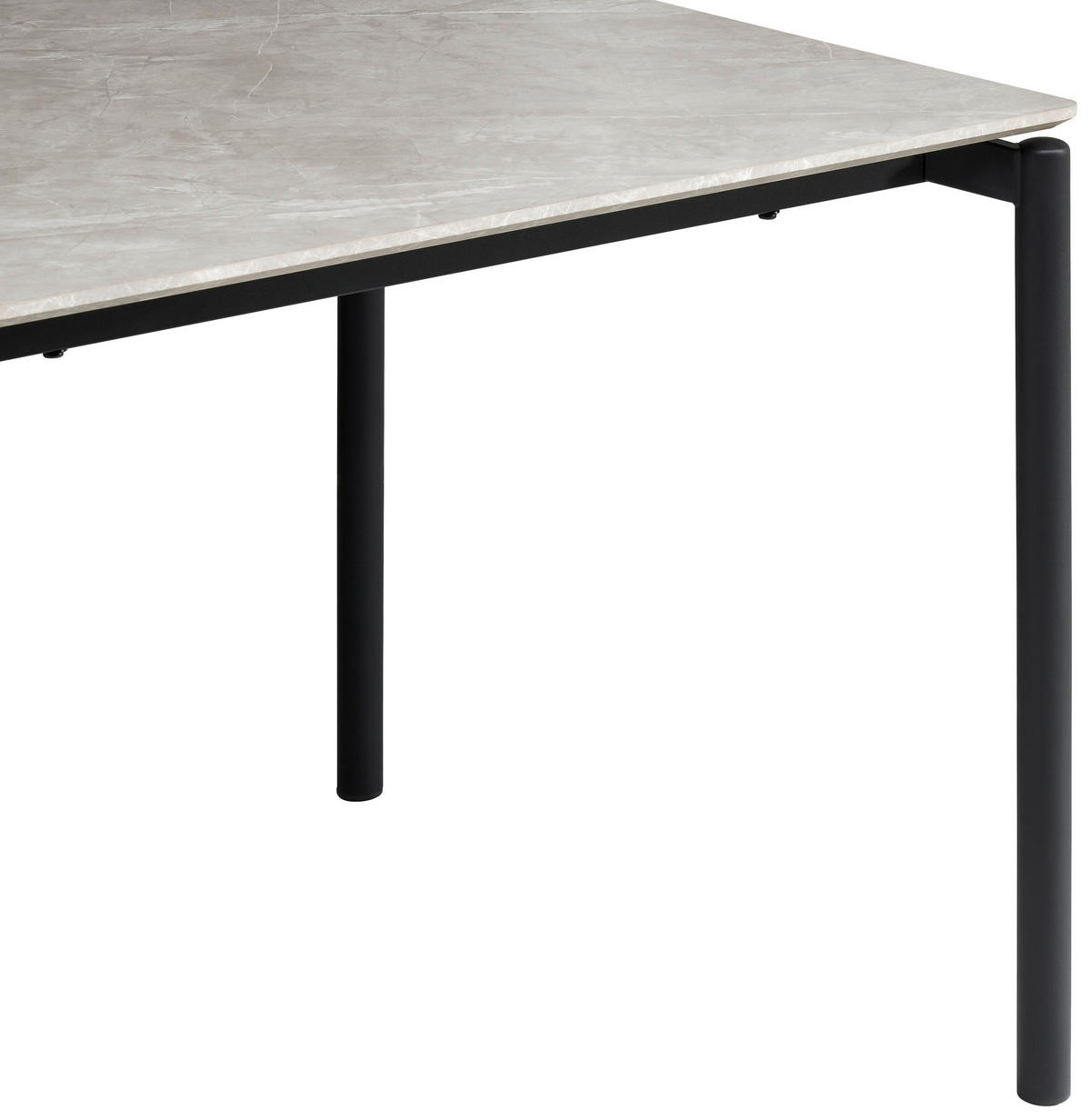 STOL ZA BLAGOVAONICU  siva  metal, drvni materijal      - siva/crna, Konvencionalno, drvni materijal/metal (160/90/76cm) - P & B