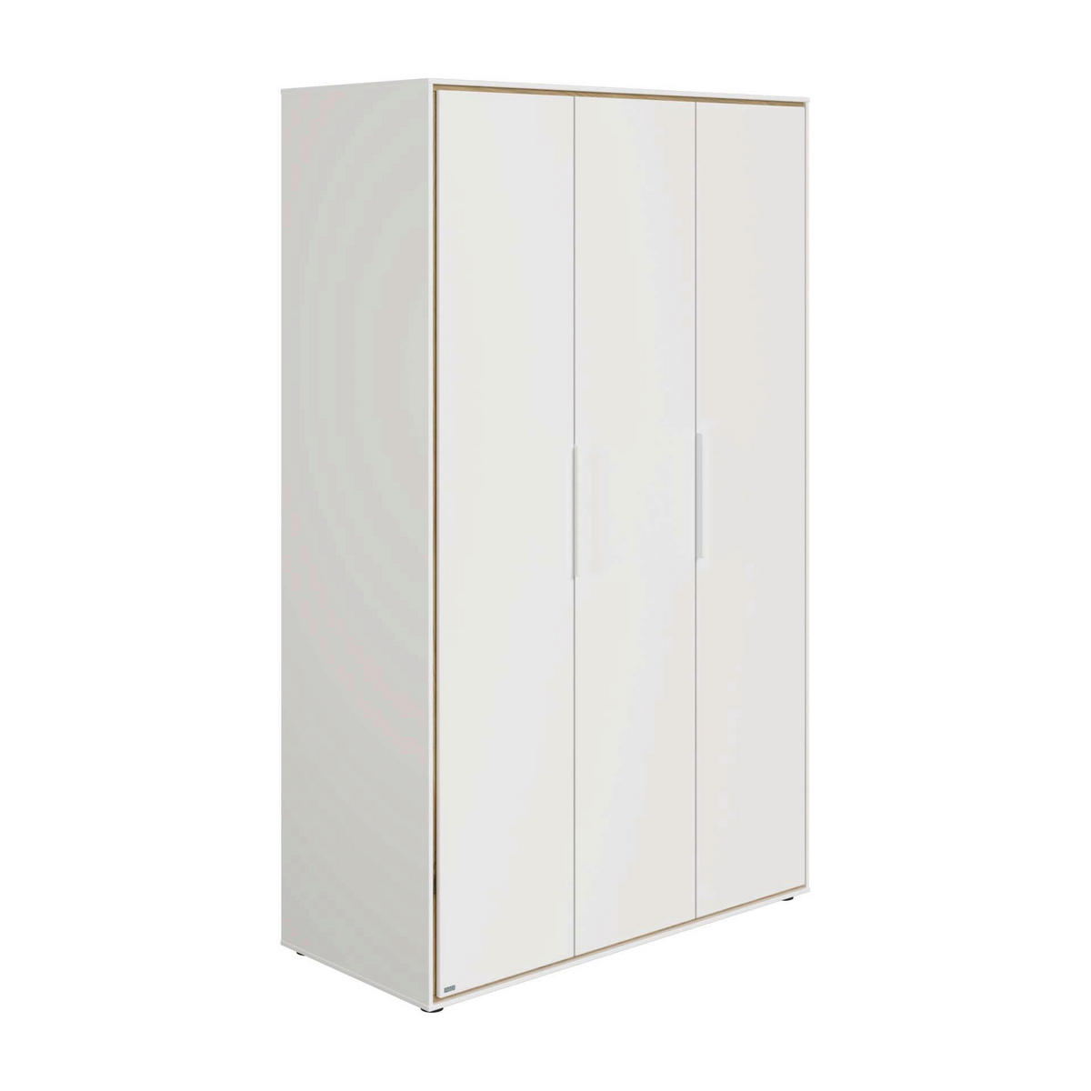 BABA RUHÁSSZEKRÉNY Lieven  - tölgyfa/fehér, Basics, faalapú anyag (125,9/203,6/54,8cm) - Paidi