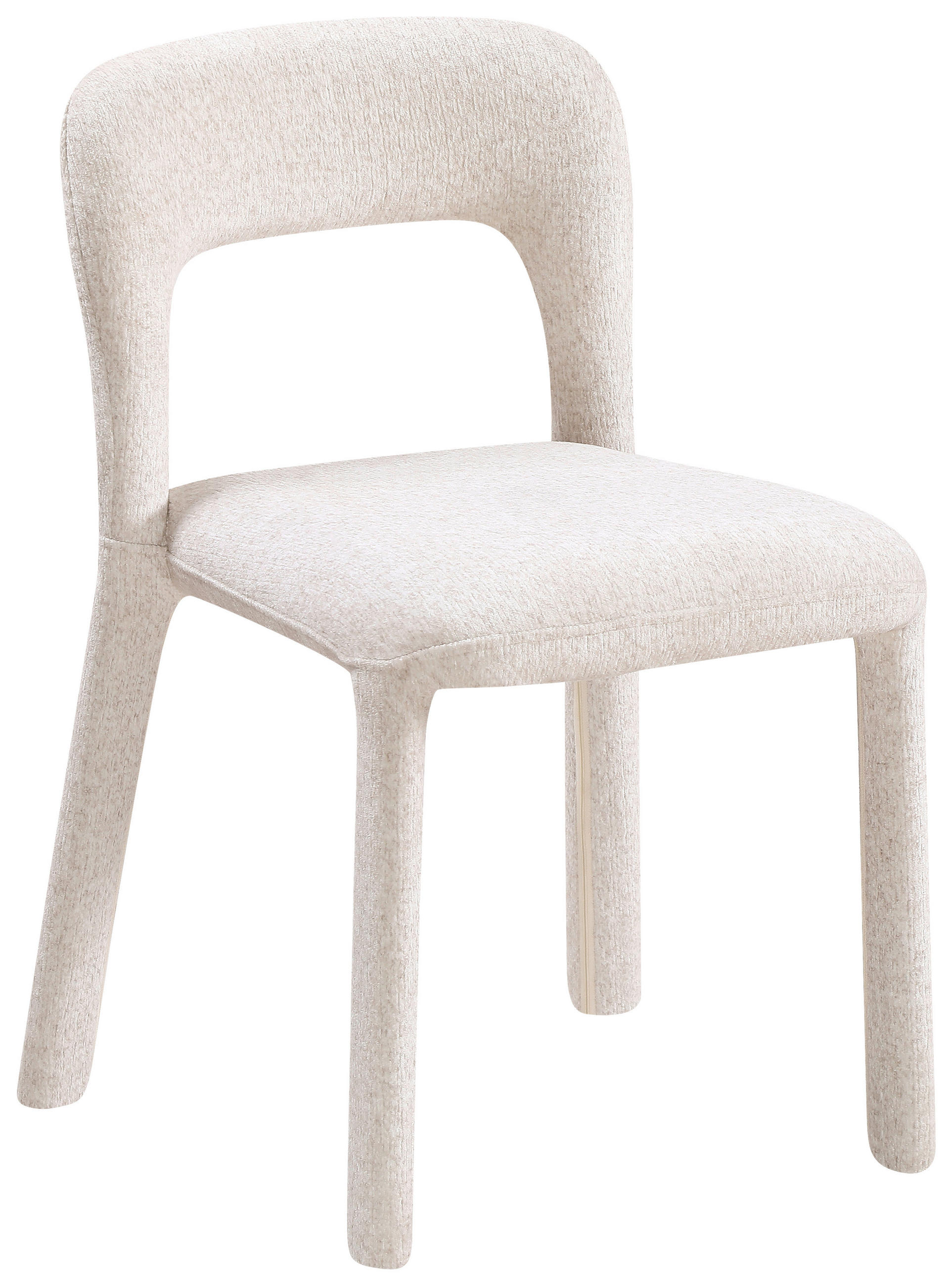 STUHL   Chenille  Beige  - Beige, MODERN, Textil/Metall (47/76/57cm) - Carryhome