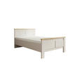 BETT 120/200 cm  in Champagner, Eiche Artisan  - Champagner/Eiche Artisan, LIFESTYLE, Holzwerkstoff (120/200cm) - Landscape