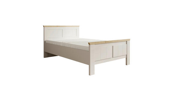 BETT 120/200 cm  in Champagner, Eiche Artisan  - Champagner/Eiche Artisan, LIFESTYLE, Holzwerkstoff (120/200cm) - Landscape