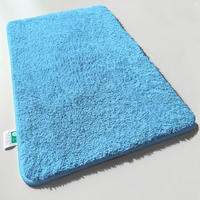 BADEMATTE SKY Hellblau 70/120 cm  - Hellblau, Basics, Kunststoff/Textil (70/120cm) - Floordirekt