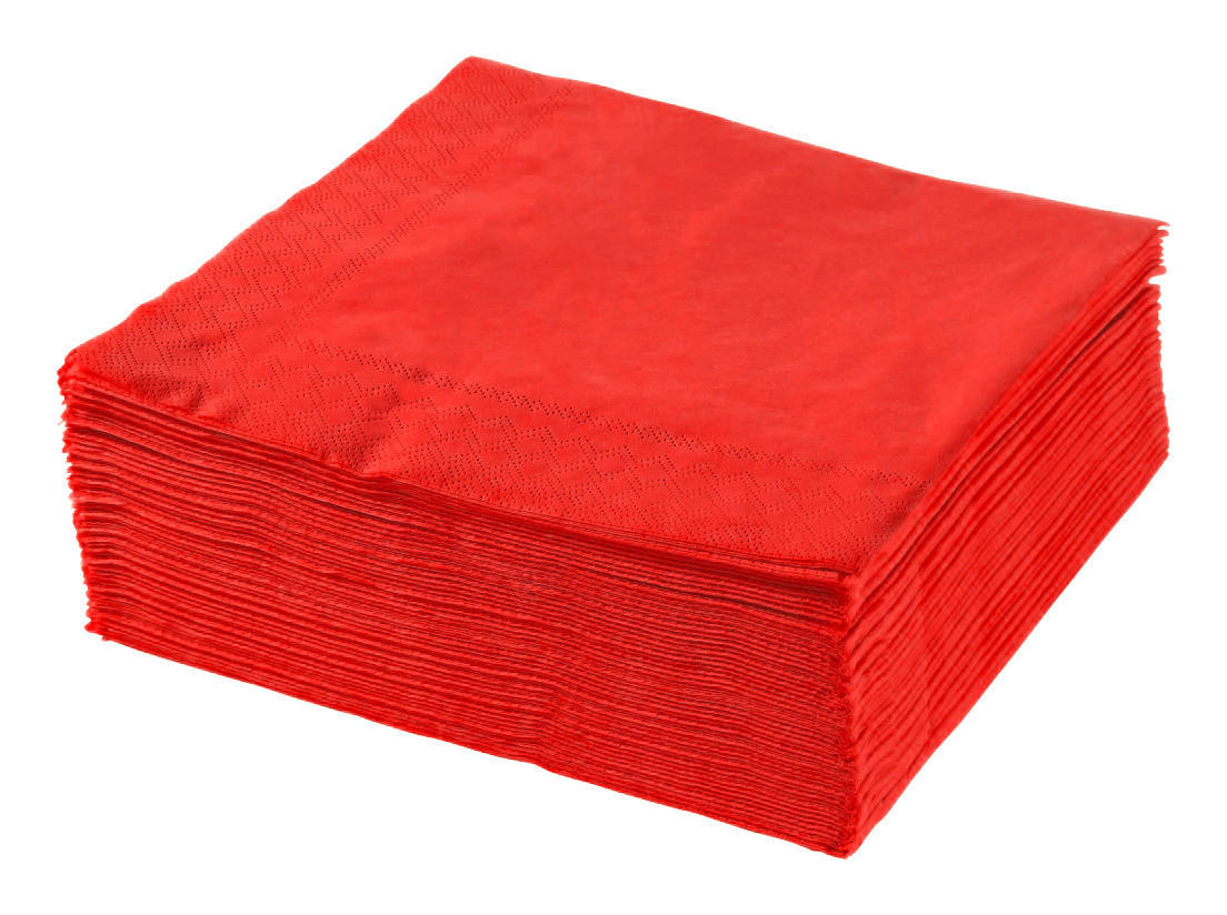 SALVETA - crvena, Konvencionalno, papir (40/40cm) - Xxxlpack