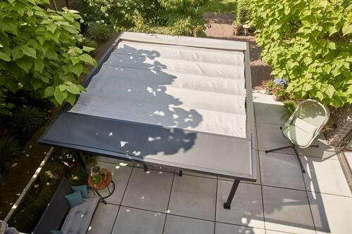 PAVILLON-FALTDACH   - Silberfarben, Basics, Textil (300/300cm) - Siena Garden