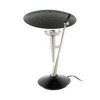 TISCHLEUCHTE - Silberfarben/Schwarz, Trend, Metall (36/36/50cm) - Kayoom