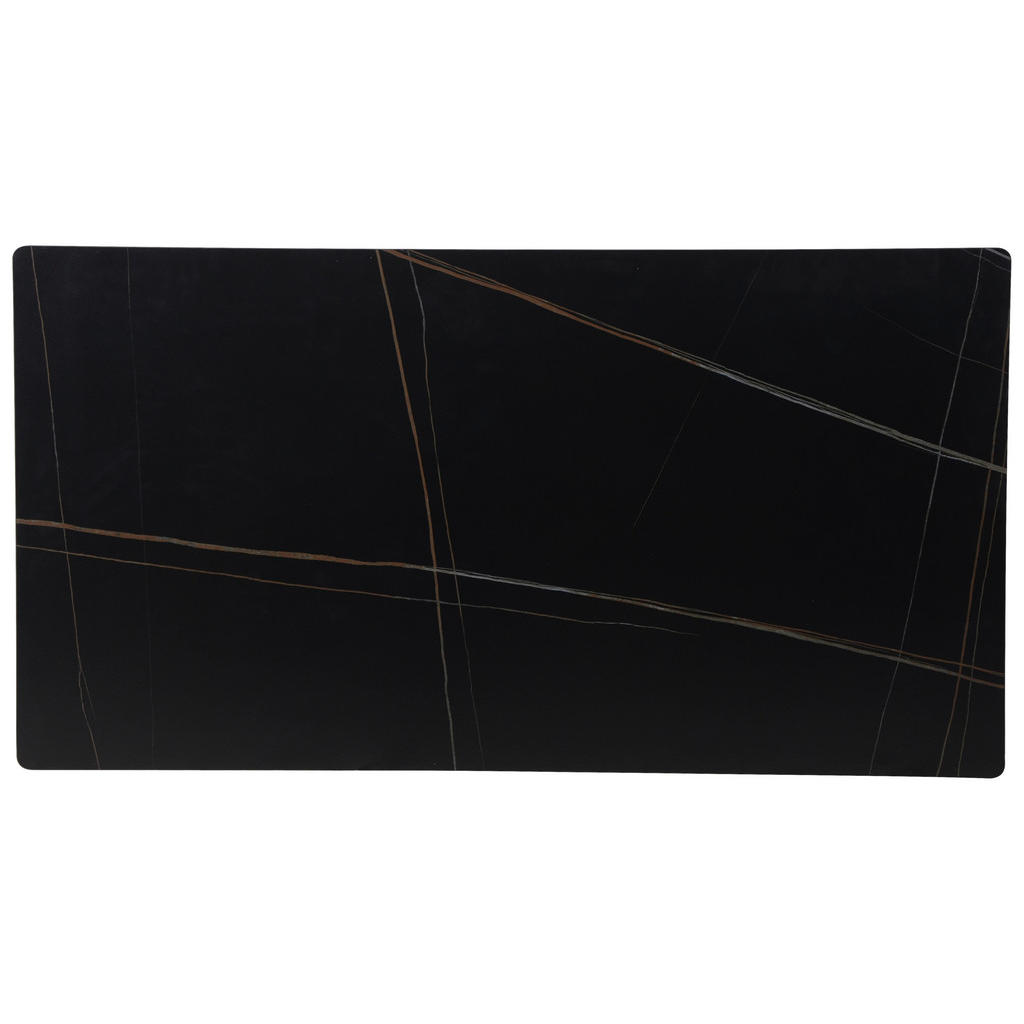 Thumbnail - Stylife Couchtisch, Schwarz, Metall, Keramik, Marmoroptik, rechteckig, eckig, Bodenplatte, 60x42x110 cm, Wohnzimmer, Woh...