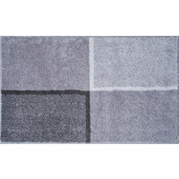 BADTEPPICH Grau 70/120 cm  - Grau, Basics, Kunststoff/Textil (70/120cm) - Grund