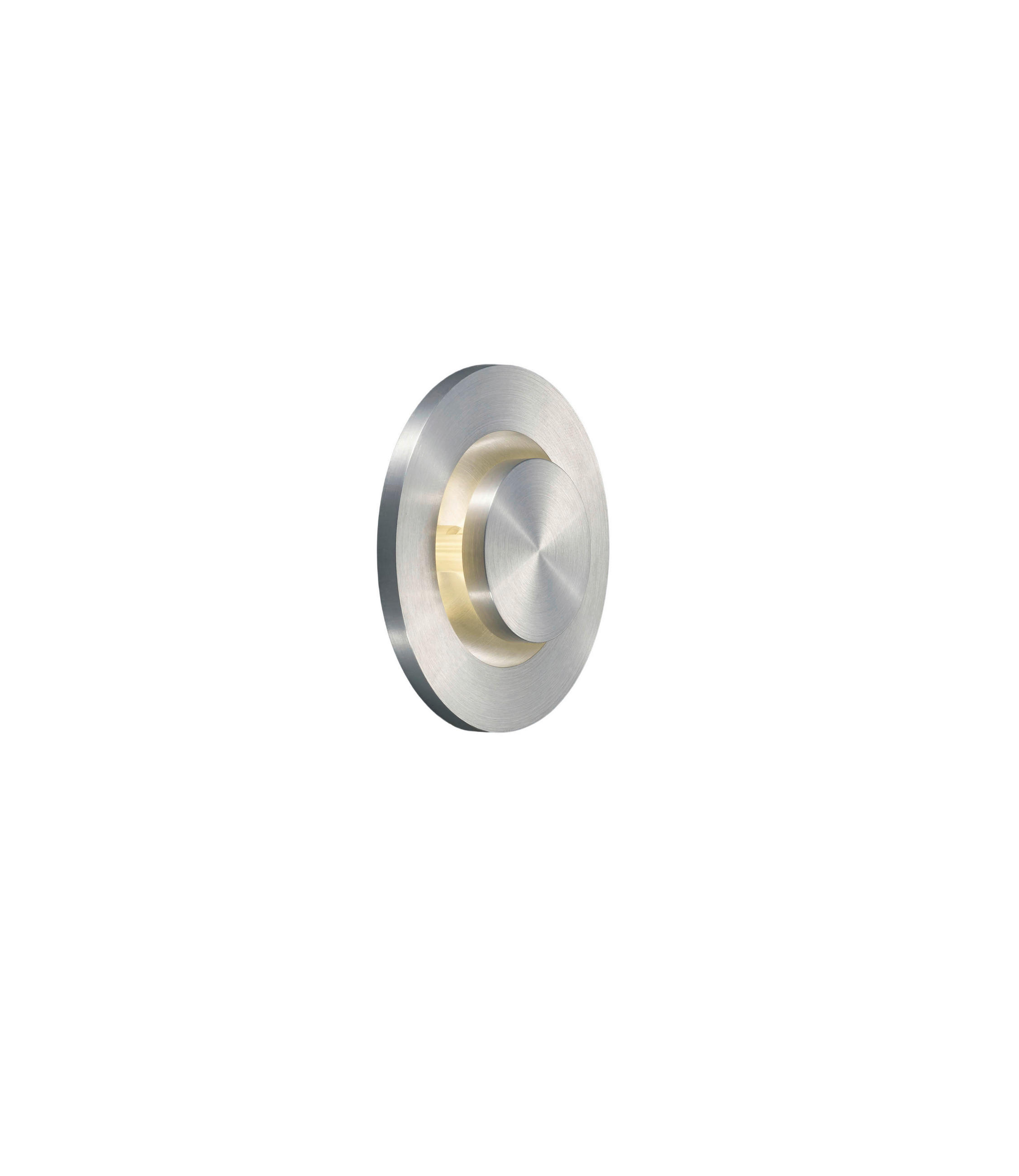 LED-WANDLEUCHTE Onto 7,7/8 cm   - Alufarben, Design, Metall (7,7/8cm) - Helestra