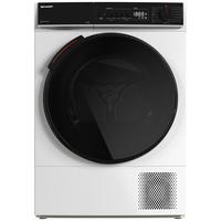 TROCKNER KD-WNHB7S9GWD-DE  - Weiß, Basics, Glas/Kunststoff (59.6/84.5/60.9cm) - Sharp