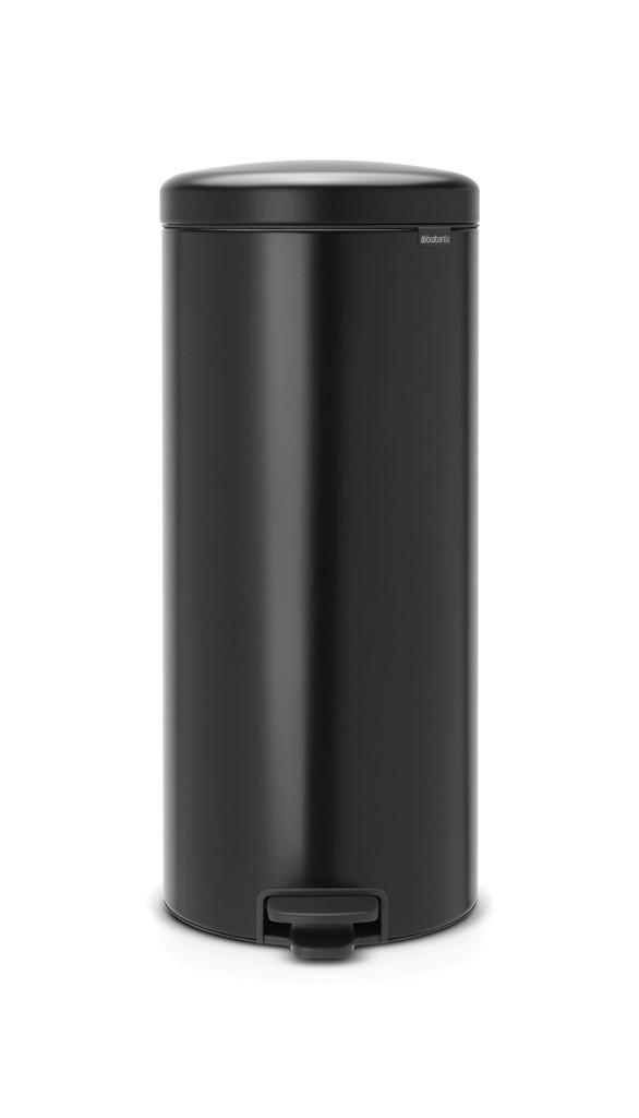 ABFALLEIMER NEW ICON 30 L  - Schwarz, Basics, Kunststoff/Metall (29.3/67.9/38cm) - Brabantia