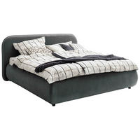 POLSTERBETT 180/200 cm,  in Graphitfarben,  - Graphitfarben, Design, Holz/Textil (180/200cm) - Schöner Wohnen