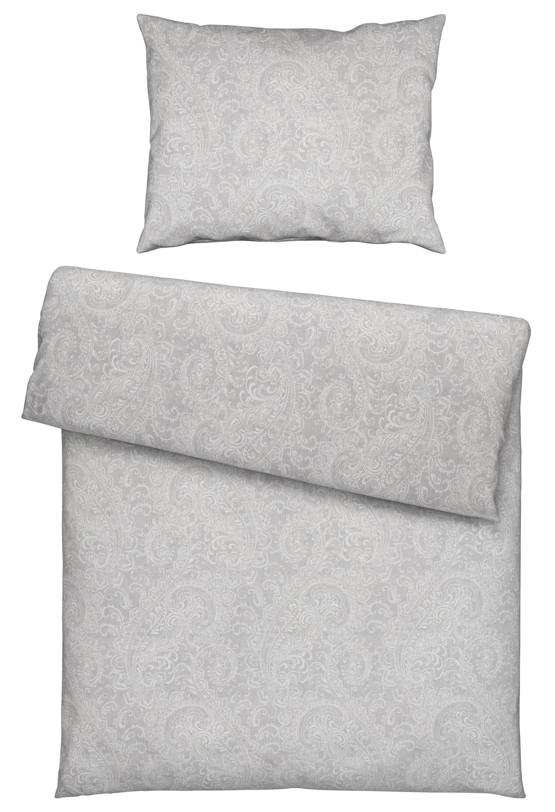 Fleuresse POSTEĽNÁ BIELIZEŇ, makosatén, biela, béžová, 140/200 cm