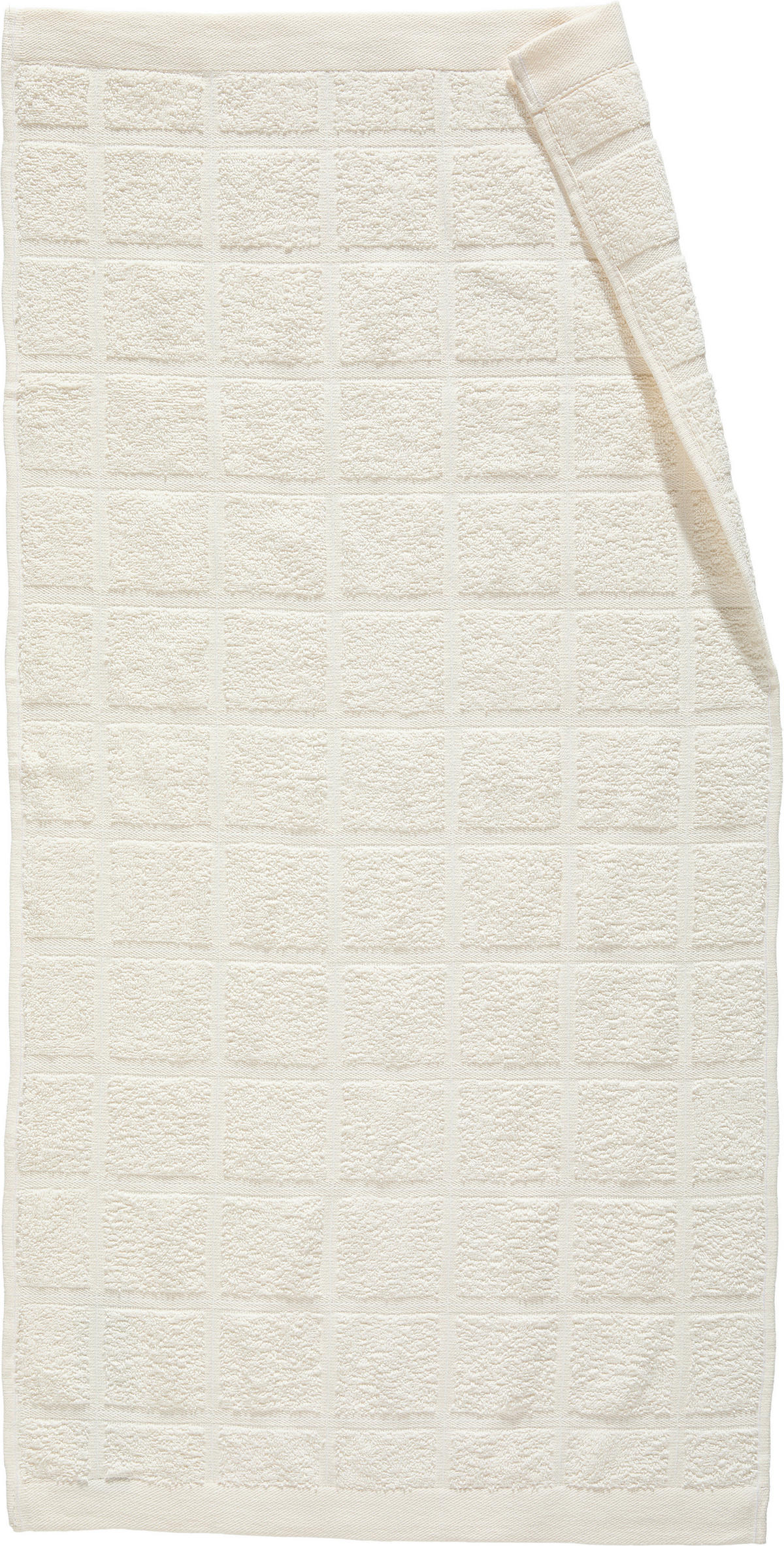 FROTTIERSET CHECK Weiß 10-teilig  - Weiß, Design, Textil (30/50cm) - Esposa