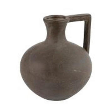 VAZA DEKORATIVNA     keramika   - smeđa, Basics, keramika (16/15/15cm)
