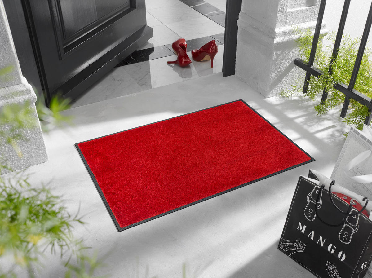 OTIRAČ 50/75 cm   crvena  Regal Red  - crvena, Konvencionalno, tekstil/plastika (50/75cm) - wash+dry