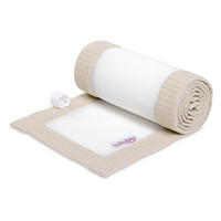 NESTCHEN babybay Nestchen 3D Mesh  - Sandfarben, Basics, Naturmaterialien (200/24/2cm) - Tobi