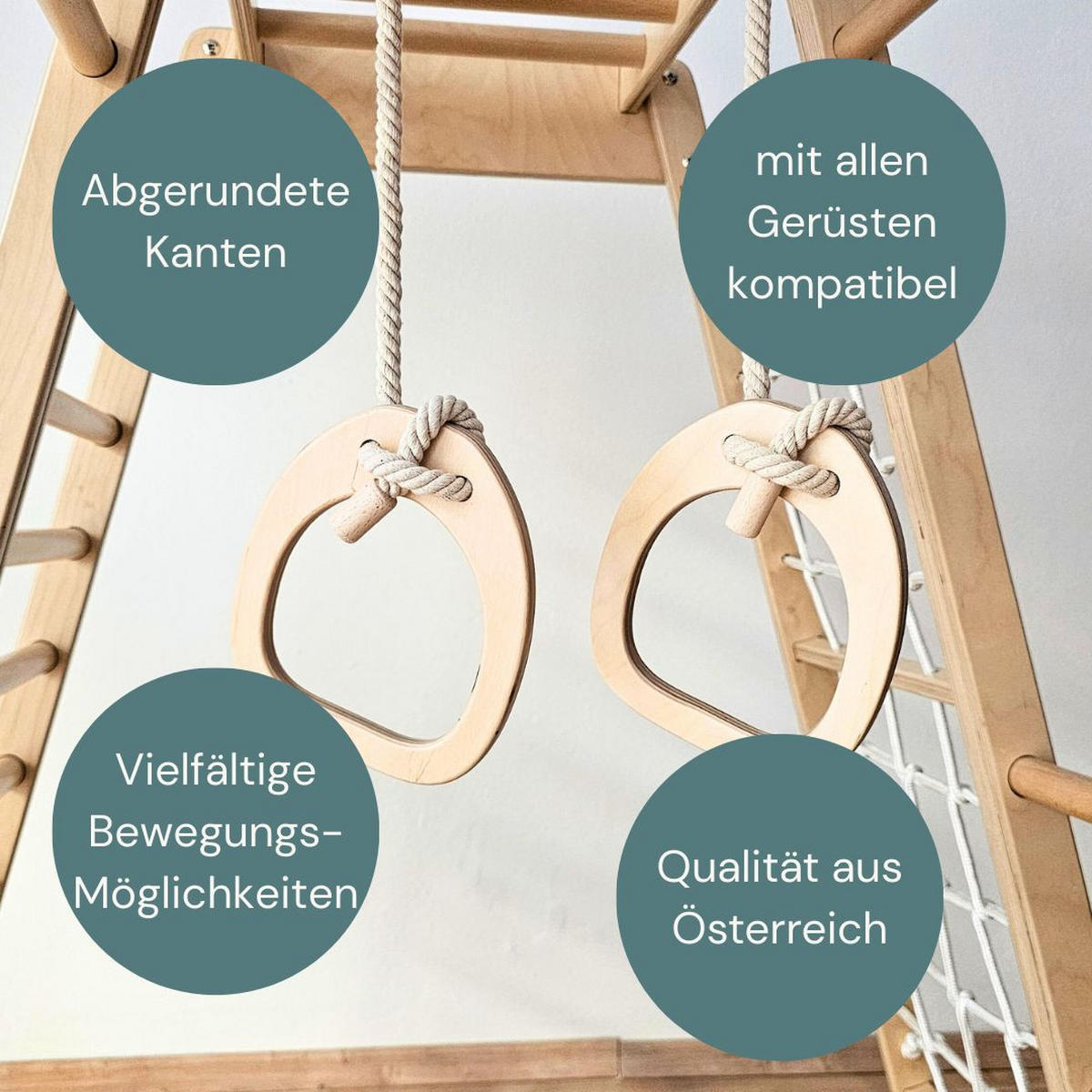 KLETTERGERÜST ZUBEHÖR  - Birkefarben, Basics, Holz (15/17cm) - CLIFF