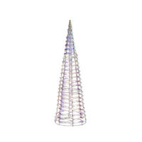 OKRASNA LED-SVETILKA   //// - srebrne barve, Basics, umetna masa (12/40cm)