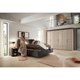 POLSTERBETT 180/200 cm,  in Anthrazit, Lattenrost, Bettkasten,  - Anthrazit/Schwarz, Design, Holz/Holzwerkstoff (180/200cm) - Dieter Knoll