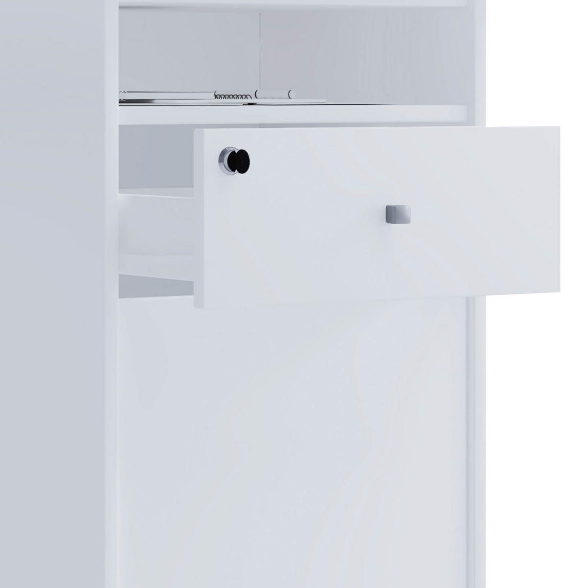 STEHPULT 60/50/108,3 cm  in Weiss  - Weiss, Modern, Holzwerkstoff (60/50/108,3cm) - MID.YOU