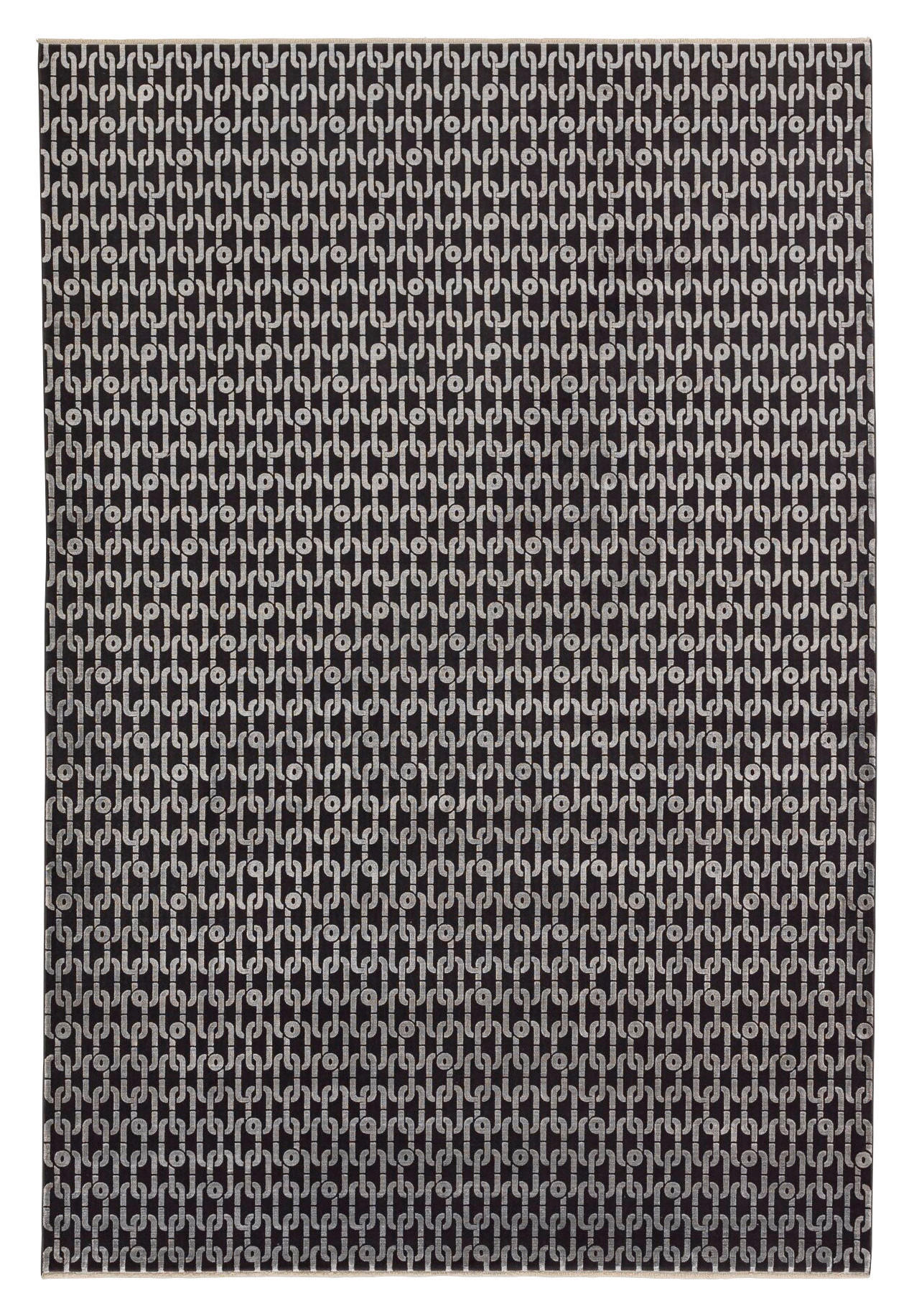WEBTEPPICH 140/200 cm Chains  - Silberfarben, Design, Textil (140/200cm) - Joop!