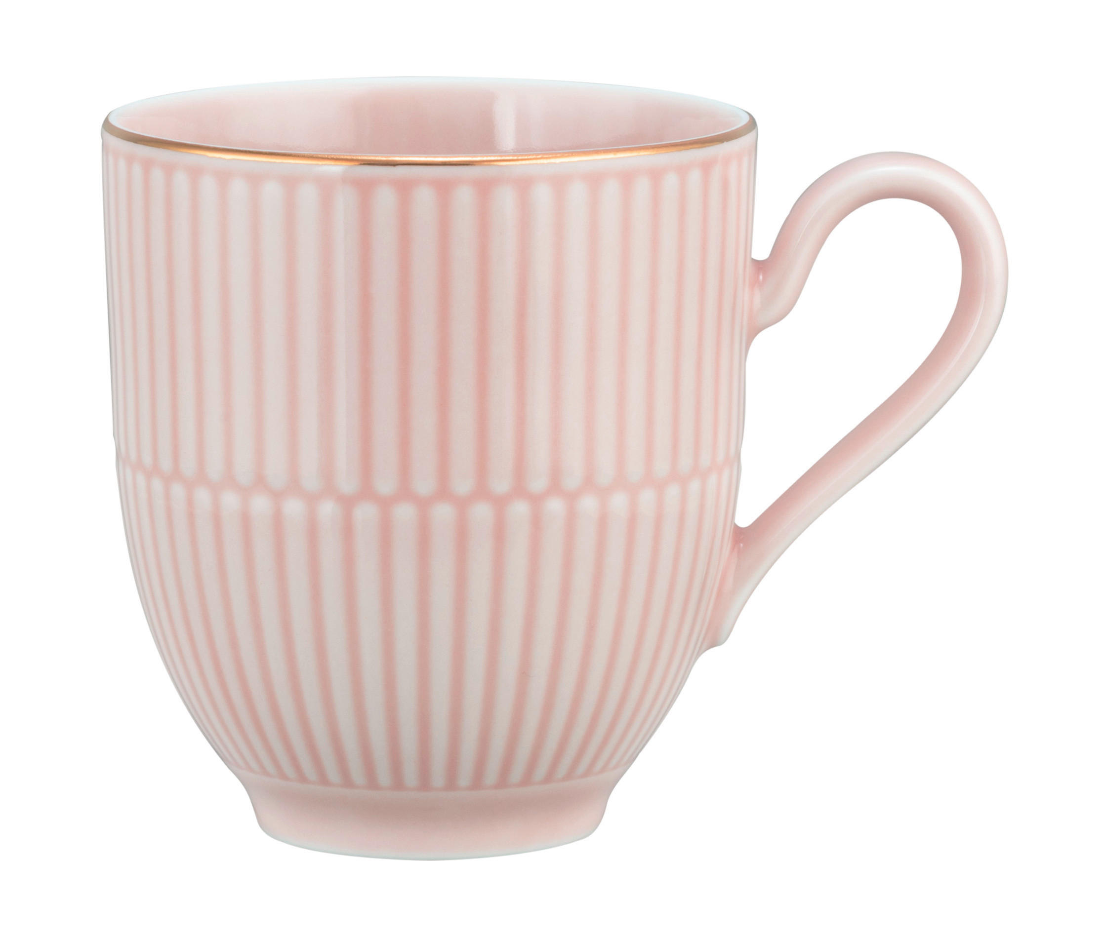 LONČEK ZA KAVO  Amina      0,35 l  - zlate barve/svetlo roza, Basics, keramika (0,35l) - Seltmann Weiden