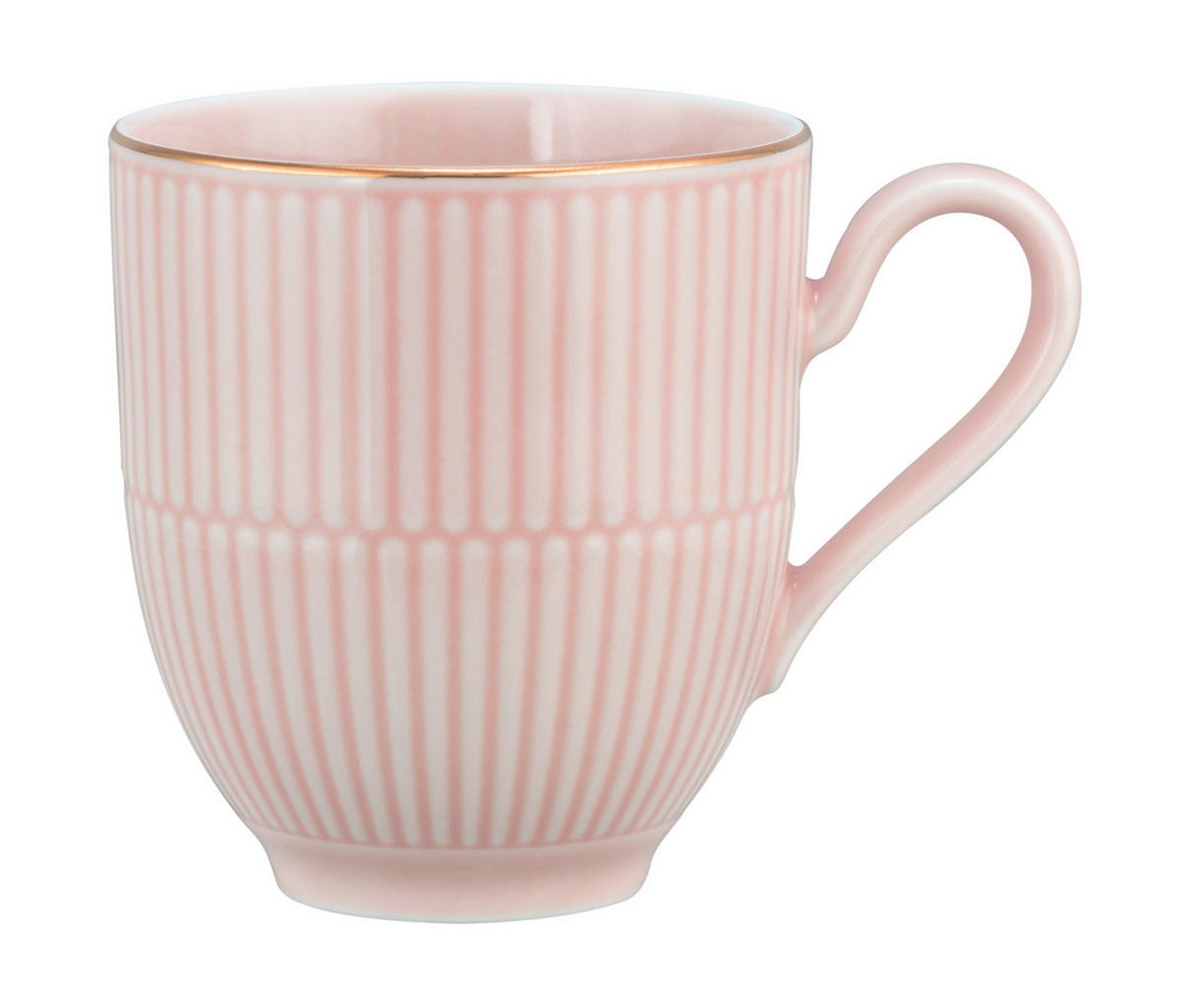 LONČEK ZA KAVO  Amina      0,35 l  - zlate barve/svetlo roza, Basics, keramika (0,35l) - Seltmann Weiden