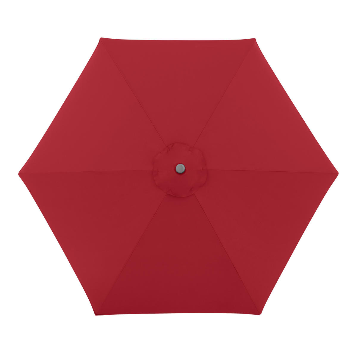 SONNENSCHIRM  270/270 cm  - Silberfarben/Rot, Konventionell, Textil/Metall (270/270cm) - Doppler