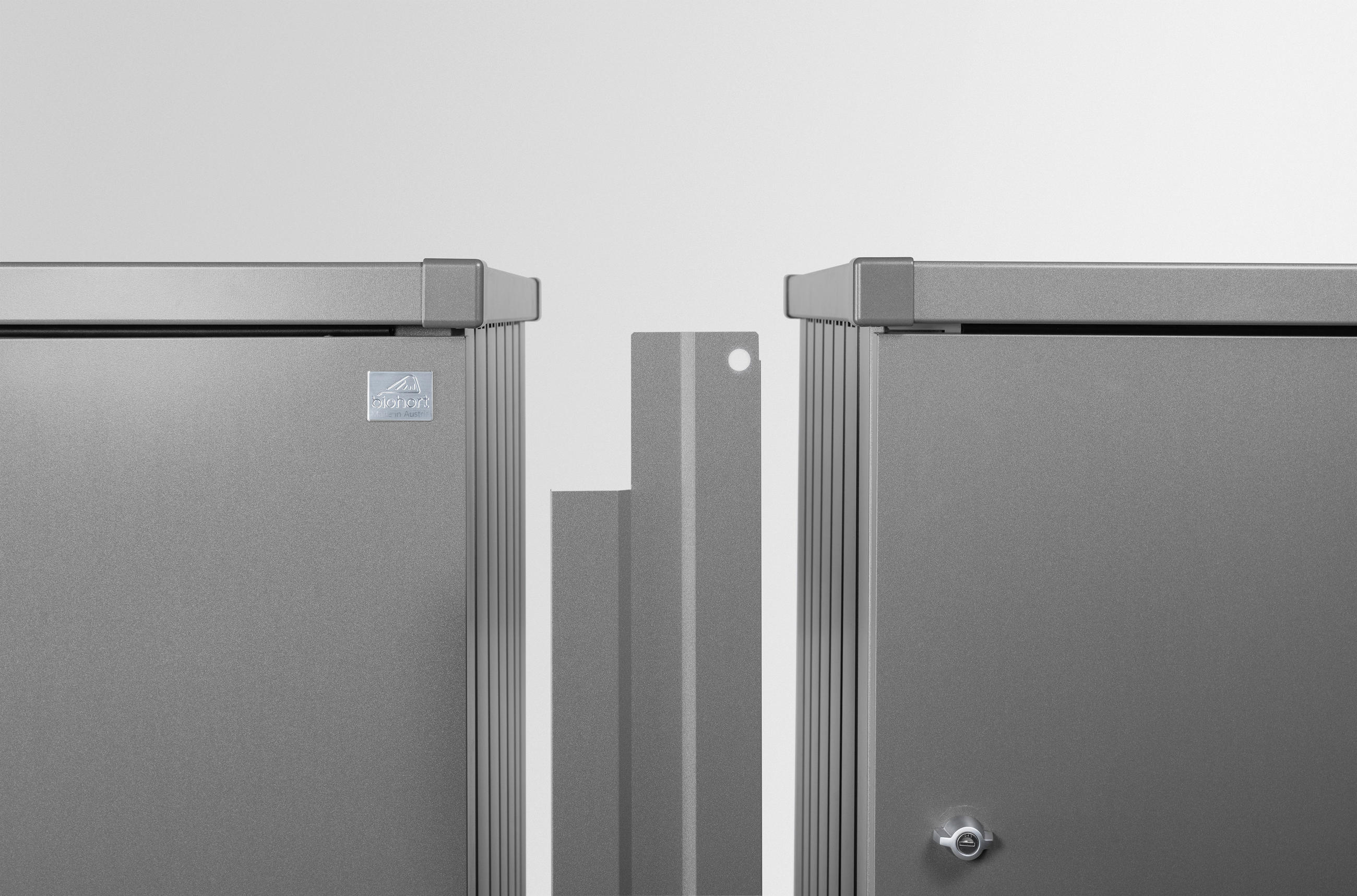 VERBINDUNGSELEMENT - Graphitfarben, Basics, Metall (14,60/123/1,9cm) - Biohort