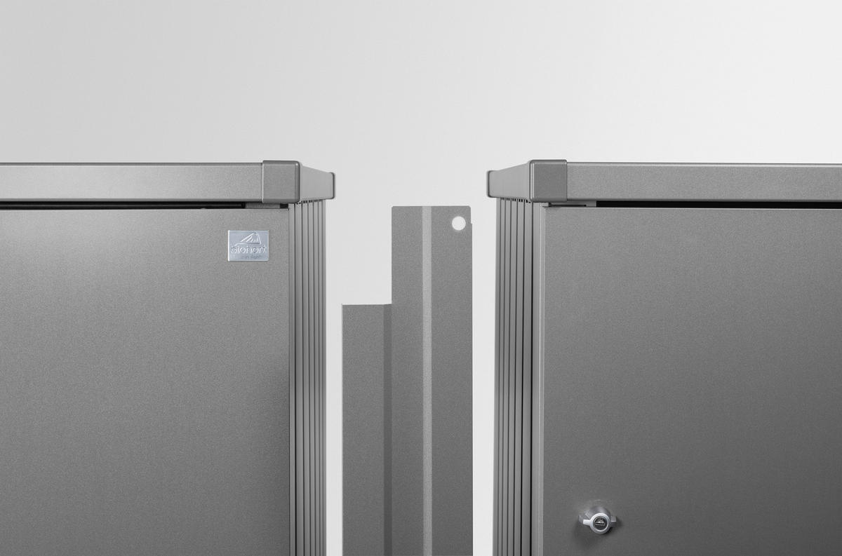 VERBINDUNGSELEMENT - Graphitfarben, Basics, Metall (14,60/123/1,9cm) - Biohort