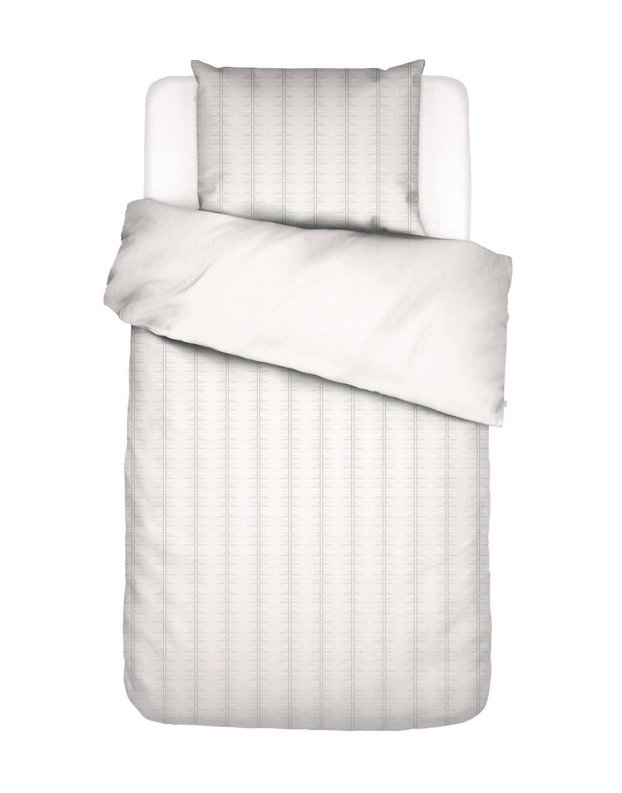 BETTWÄSCHE Zinnia Satin, Seersucker 135/200 cm  - Weiß, KONVENTIONELL, Textil (135/200cm) - Essenza