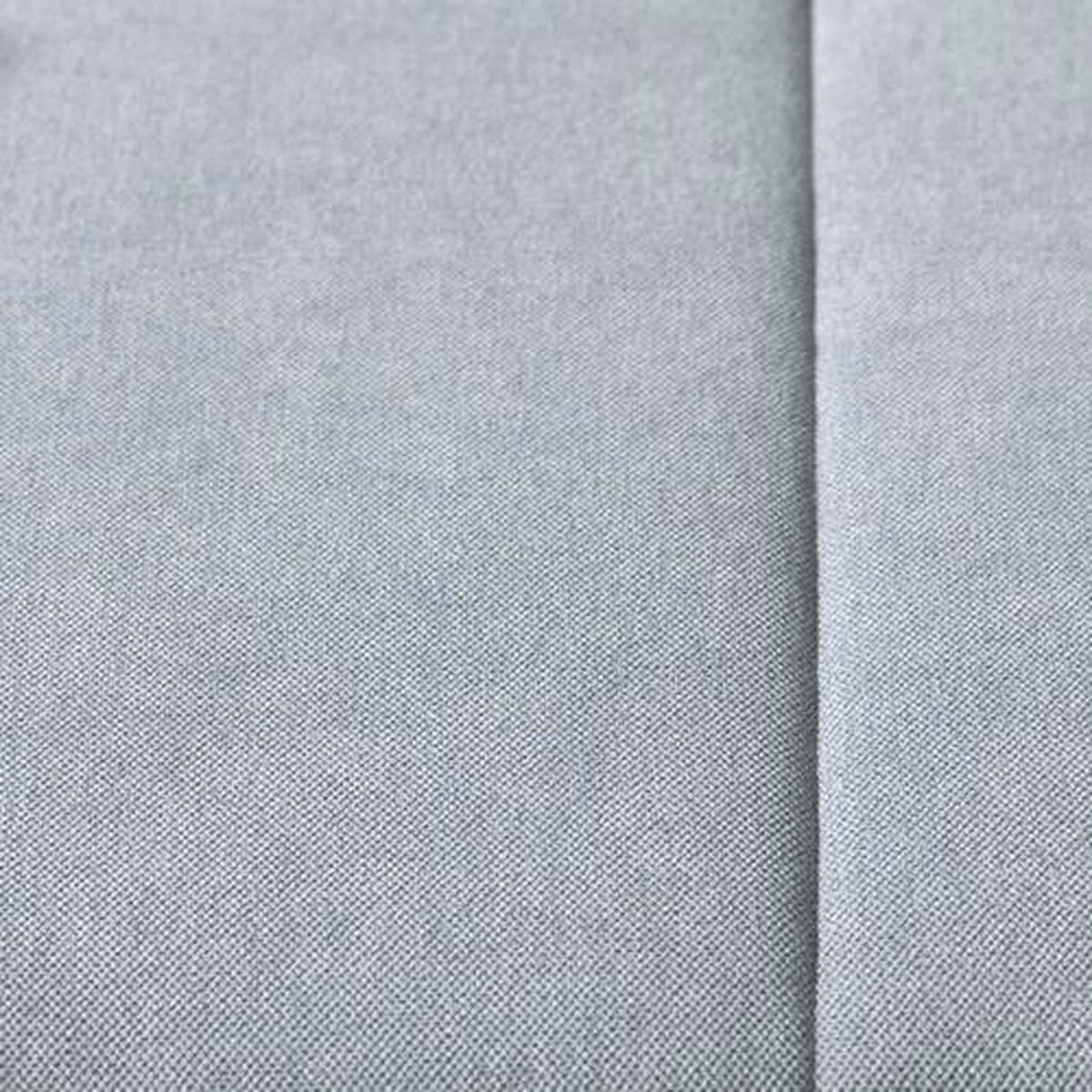 LIEGE in Grau, Hellblau  - Grau/Hellblau, Design, Holz/Textil (210/84/130cm) - Joka