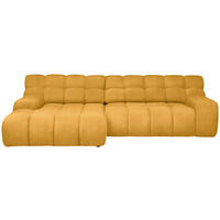 ECKSOFA in Webstoff Gelb  - Gelb/Schwarz, Modern, Kunststoff/Textil (180/297cm) - Welnova