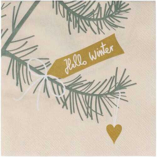 SERVIETTE  33/33 cm   - Weiss, Basics, Keramik (33/33cm)