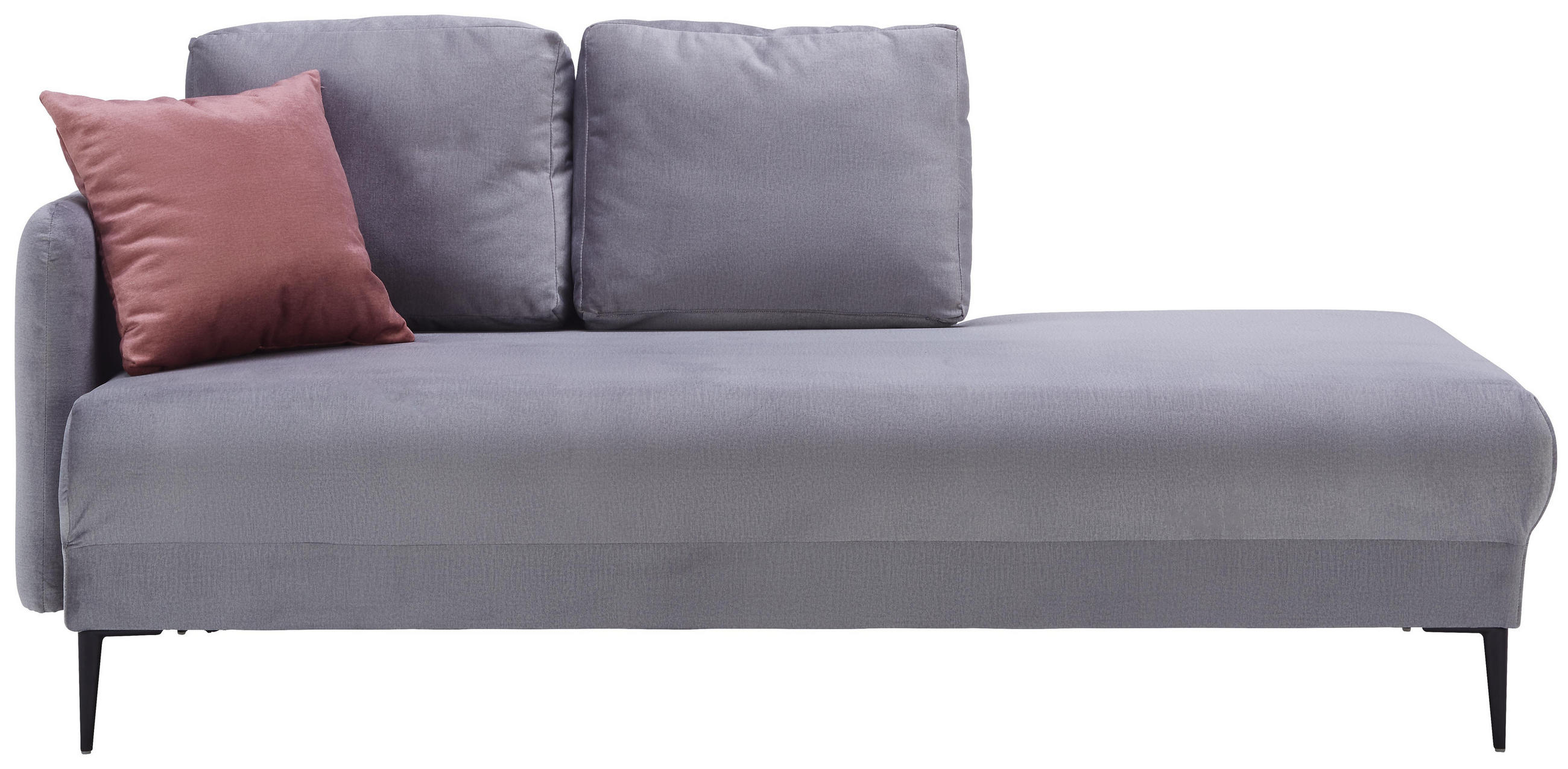 Liege in Textil Grau