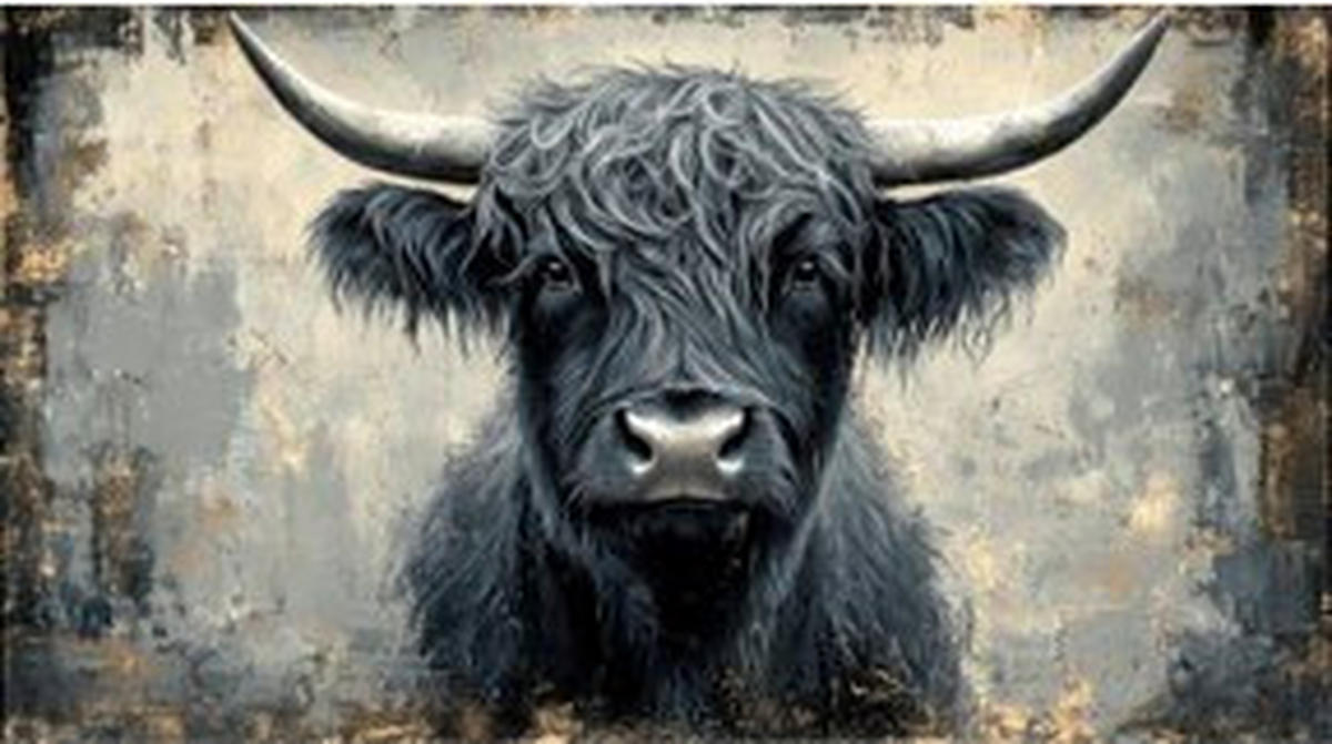 ALUMINIUMBILD Tiere  - Multicolor, Basics, Metall (180/100/2cm) - Euroart