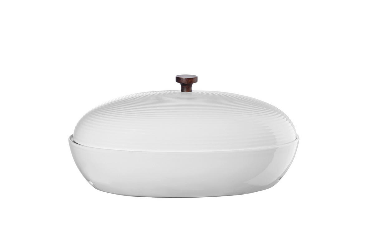 BROTTOPF - Weiß, KONVENTIONELL, Keramik (32/16,5/18cm) - ASA