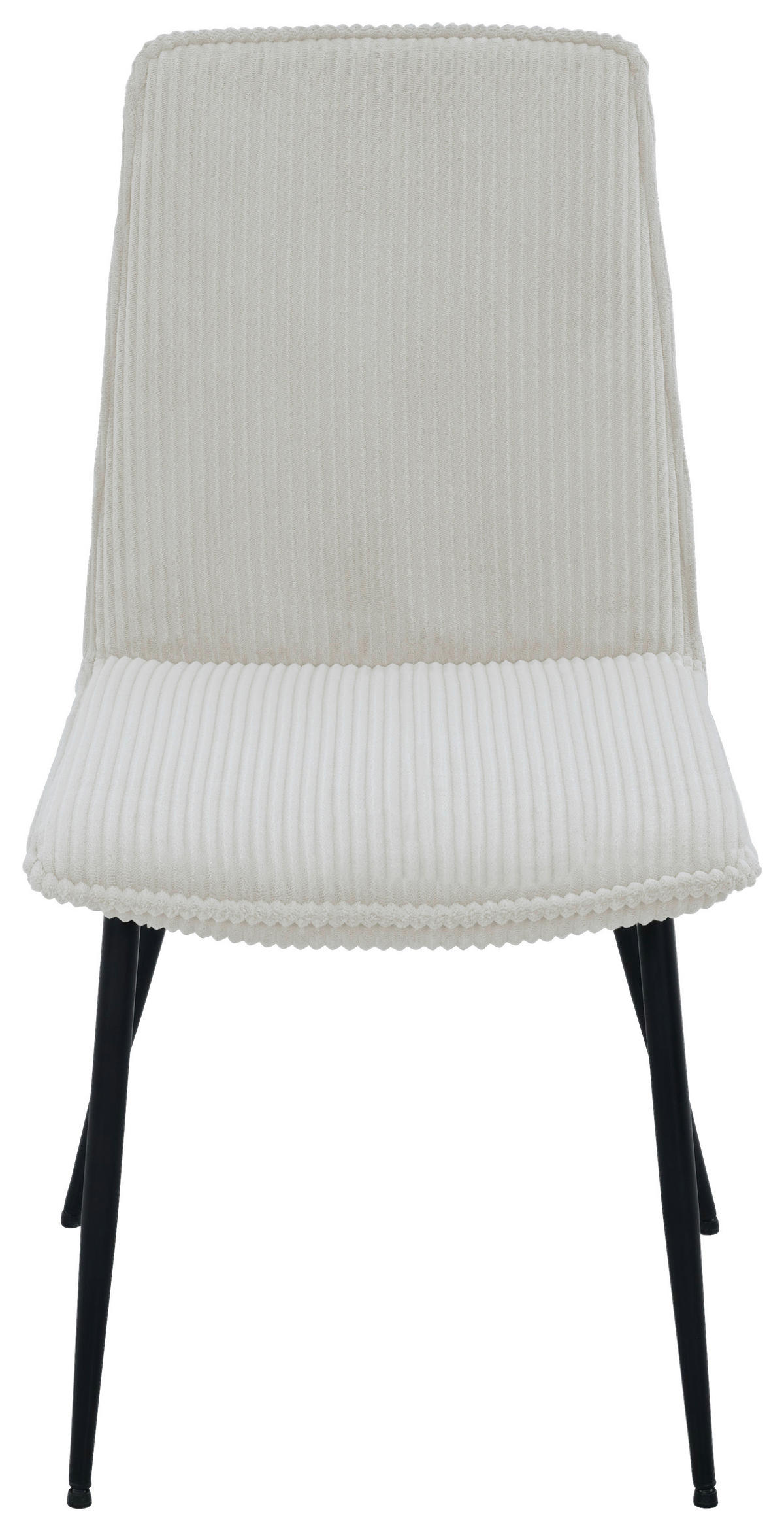 VIERFUSSSTUHL - Beige/Schwarz, MODERN, Textil/Metall (47/91/61,5cm) - Livetastic