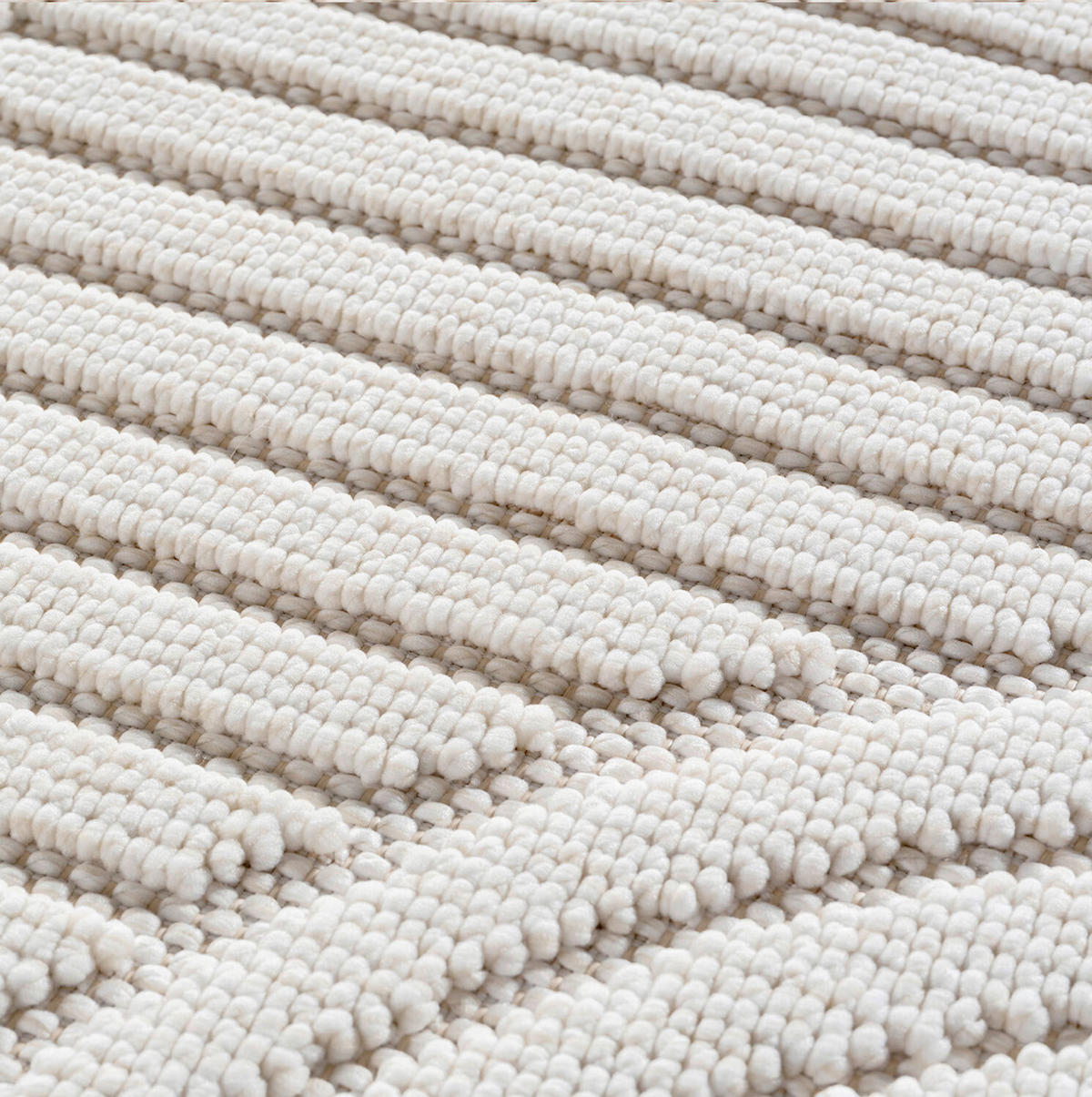 FLACHWEBETEPPICH 120/170 cm HELIX Creme  - Creme, Basics, Kunststoff/Textil (120/170cm) - Novel